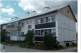 На одном из домов в г. Макарьев заменили крышу